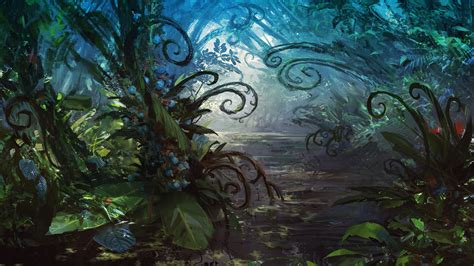 Blooming Marsh Mtg Art From Kaladesh Set By Adam Paquette Art Of