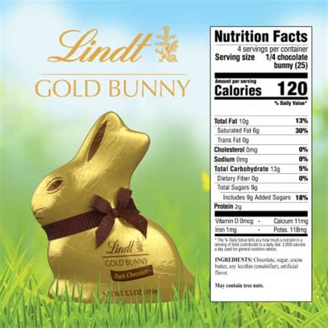 Lindt Gold Bunny Easter Dark Chocolate Candy Bunny 1 Ct 35 Oz Kroger