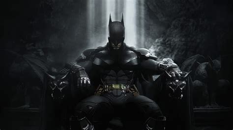 4k Free Download Batman Throne Batman Superheroes Digital Art
