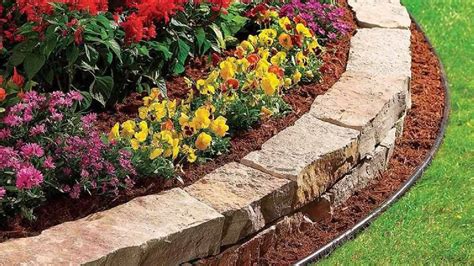 How To Build A Flowerbed Border With Pavers Exmarks Backyard Life