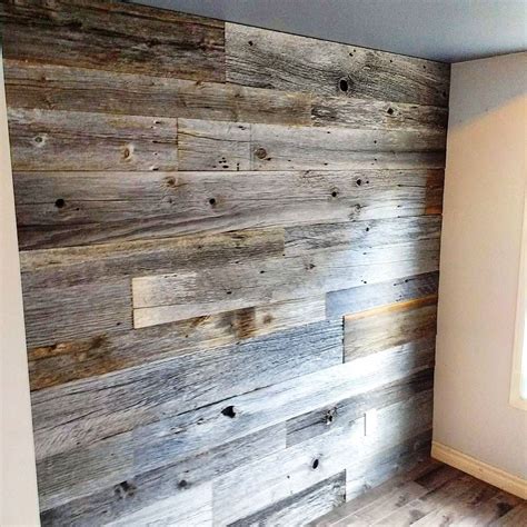 Reclaimed Grey Barn Board With A Hint Of Brown Reclaimed Wood Feature