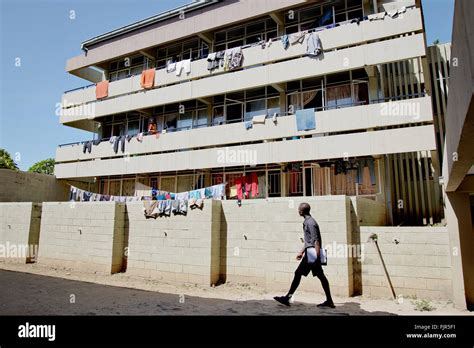 Student Housing At University Of Zambia Lusaka Stock Photo Alamy