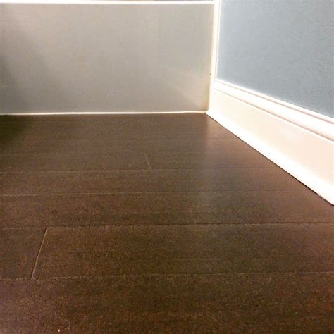 Forna cork floors require use of the loba finishes. Our Bathroom Needed Some Rehab | Cork flooring, House, My house