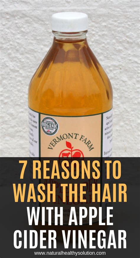 7 Reasons To Wash The Hair With Apple Cider Vinegar Cider Vinegar