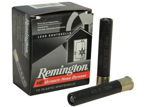 Remington Hd Ultimate Defense 410 Bore 3 000 Buckshot 5 Pellets Box