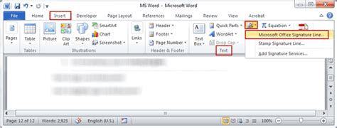 How To Digitally Sign Word Document In Microsoft Word