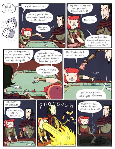 noelle stevenson s webcomic “nimona” is filled with science shapeshifting and cool hair graphic