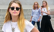 Amber Heard keeps it chic as she sightsees in NY with mother Paige ...