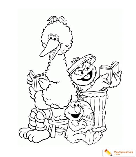 Big Bird Coloring Coloring Pages