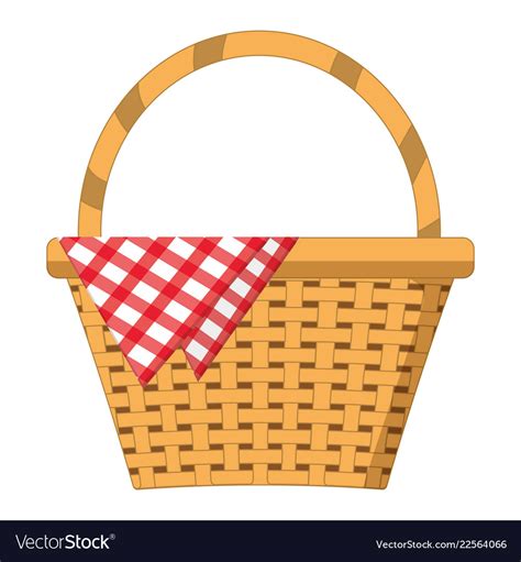 626 x 626 jpeg 63 кб. Empty picnic basket Royalty Free Vector Image - VectorStock