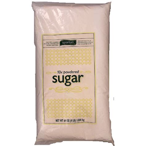 Spartan 10x Powdered Sugar 64oz Sugar Substitute Baking Spice