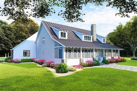 Plan 70609mk Charming One Story Country Farmhouse Plan With Vaulted