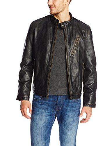 Marc New York By Andrew Marc Mens Radford Distressed Retro Cow Leather