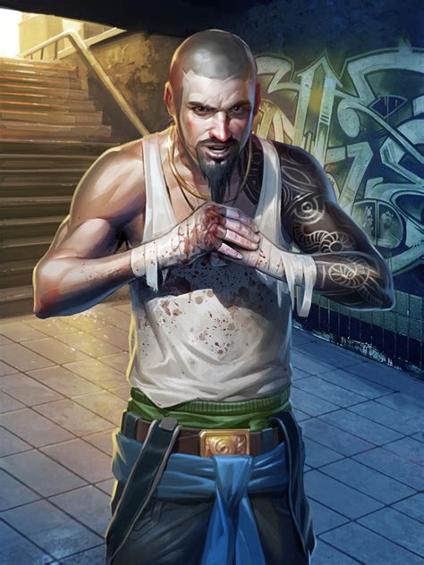 Gang Domination Thug By Atomhawk On Deviantart Cyberpunk Character