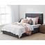 Jackson Upholstered Bed Frame W/Drawers Slate Grey  Bedroom Furniture