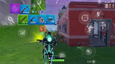 Laggy Low Quality Fortnite Mobile Gameplay Youtube