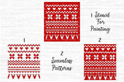Sweater pattern svg, Christmas pattern svg, Christmas sweater svg By