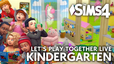 Lets Play Live Kleinkinder Im Die Sims 4 Kindergarten Gameplay