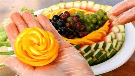 Italypaul Art In Fruit And Vegetable Carving Lessons Diy Fruit Platter