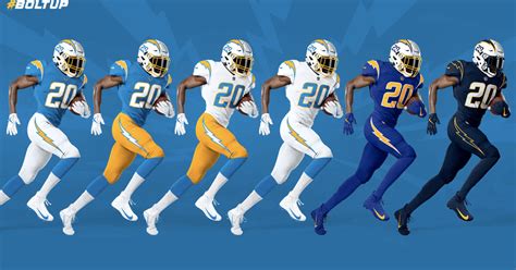 Chargers New Uniforms La Offers Up New Look That Is Best In The Nfl Photos Video