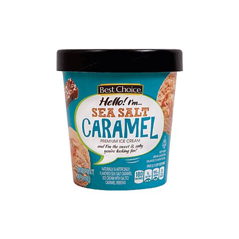 Best Choice Ice Cream Salted Caramel Ice Cream Fishers Foods
