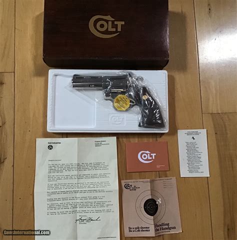 Colt Python 357 Magnum 4 Bright Nickel New Unfired Unturned 100