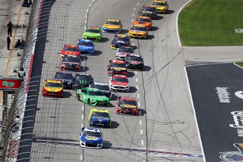 Pocono raceway is a 2.5 mile track, which hosts two nascar cup series races per year. Austin Dillon Takes NASCAR Win At Texas: Video | GM Authority