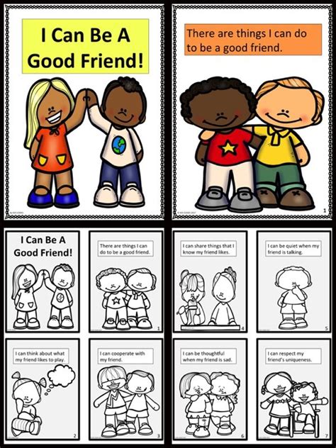 All About Me And My Friends Social Skills Story And Activities Social