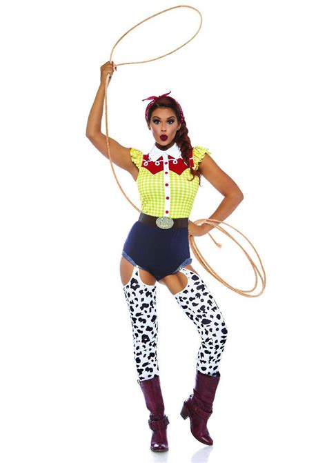 Womens Jessie Sexy Cowgirl Costume Cowgirl Costume For Women