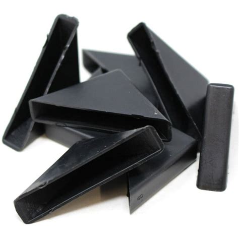 Glass Corner Protectors 8mm Black Plastic X 4 To 500 Boodle Store