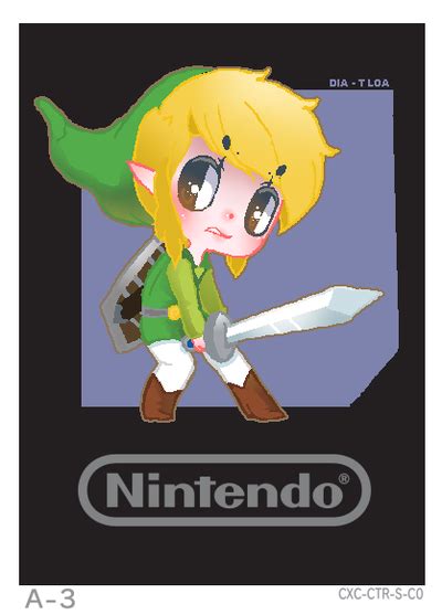 Fake Ar Card For 3ds Of Toon Link By Dia Tloa On Deviantart