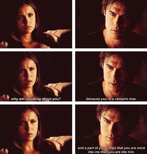 damon and elena they were both so hot in season four what happened vampire diaries funny