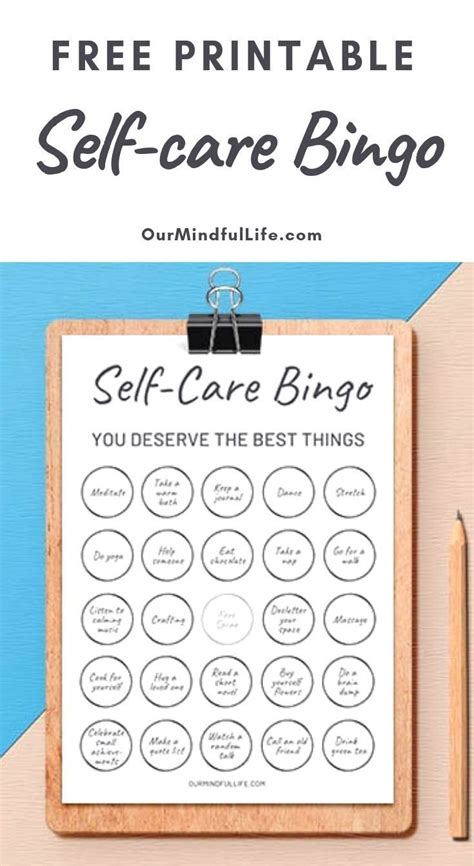 Mental Health Self Care Worksheets