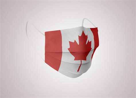 Patriotic Canadian Flag Face Mask Canada Flag Face Mask Face Etsy