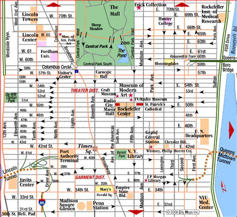 Detailed Map Of Midtown Manhattan Well Yes It Does Have A Use Lets