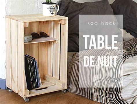 Voisins roulette francaise caisse dont plastique marches sont des tiroirs comme en apesanteur, zebra cake bois roulette. DIY : table de nuit avec une caisse en bois - Mes ...