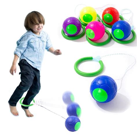 1pc Skip Ball Outdoor Fun Toy Ball Classical Skipping Toy Exercise Coordination And Balance Hop