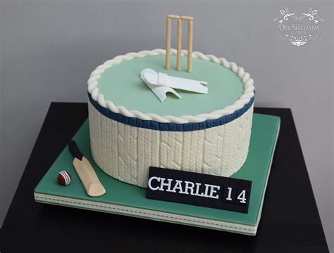 Cricket Theme Cake Decorated Cake By Deb Williams Cakes Cakesdecor