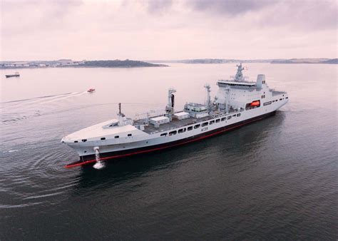 Tideforces Arrival Completes Quartet Of New Tankers For Royal Fleet