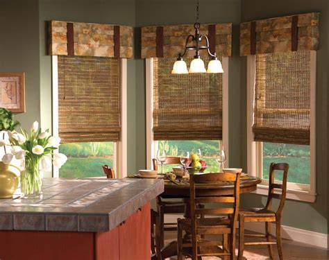 Farmhouse curtains window img src : The Ideas of Kitchen Bay Window Treatments - TheyDesign ...