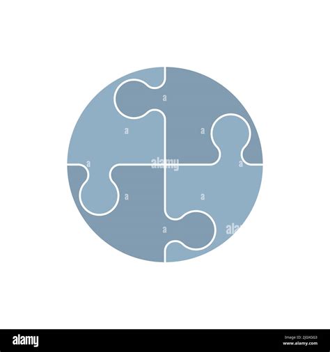 Puzzle Logo Banque Dimages Vectorielles Alamy