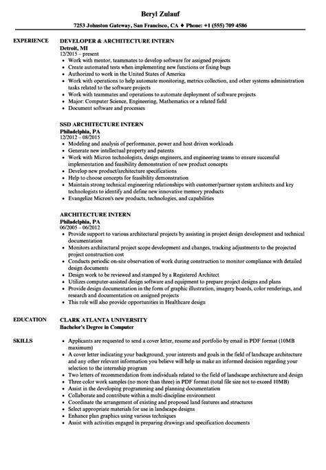 Check spelling or type a new query. Architecture Intern Resume Samples | Velvet Jobs