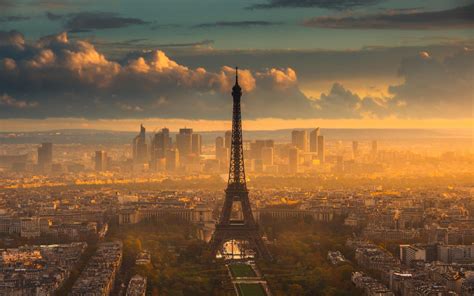 Artwork Paris Nature City Eiffel Tower Sunlight Wallpapers Hd Desktop And Mobile Backgrounds