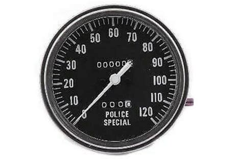 Police Special 11 Mph Speedometer For Harley Davidson 1962 1983 Ebay
