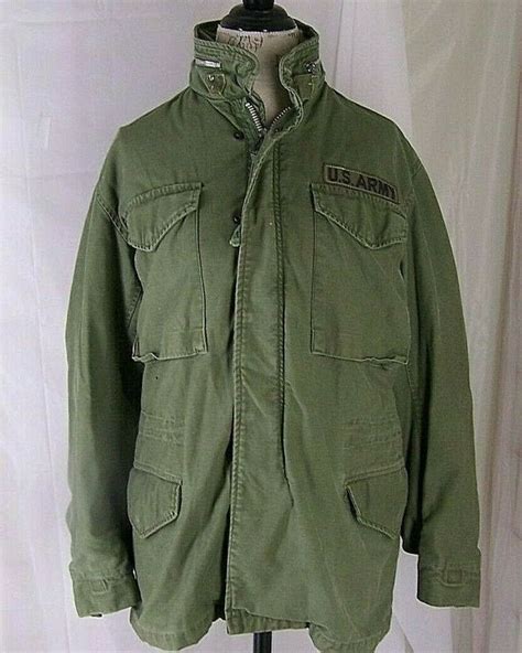 Original Us Army M65 Og 107 Field Coat Jacket Vietnam Cold Weather