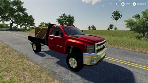 Fs 19 2010 Silverado 2500hd Flatbed V10 Farming Simulator 22 Mod