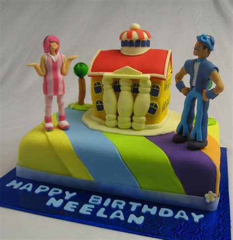 9 Best Lazy Town Cake Images On Pinterest Lazy Town Anniversary