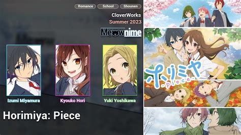 Download Anime Horimiya Piece Batch Sub Indo Meownime