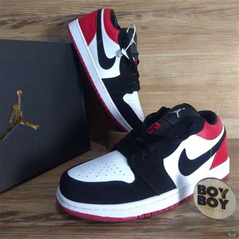 Nike Jordan 1 Low Black Toe Shopee Philippines