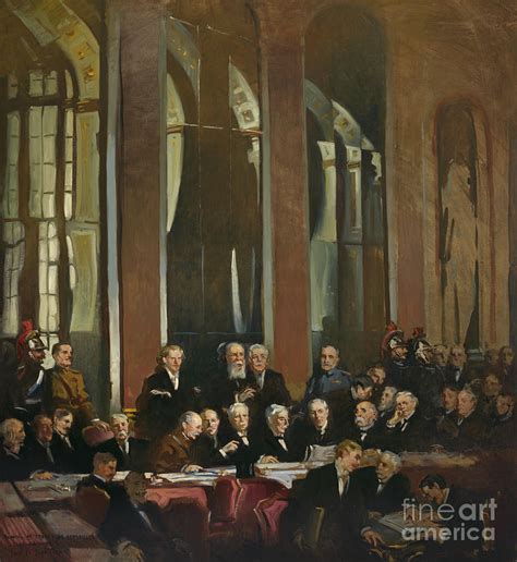 Signing Of The Treaty Of Versailles 1919 Photograph By Jl Images